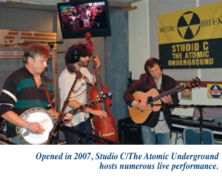 Opened in 2007, Studio C/The Atomic Underground hosts numerous live performances.