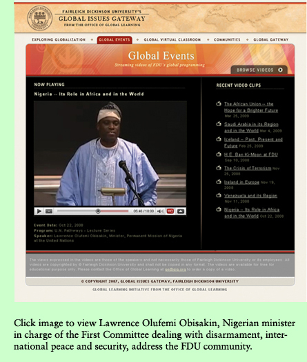Image: Global Issues Gateway Screenshot