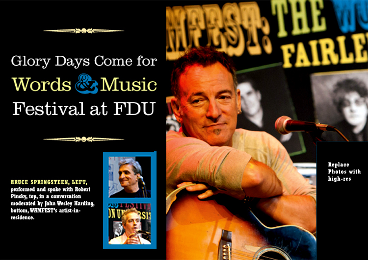 Glory Days Come for Words & Music Festival at FDU